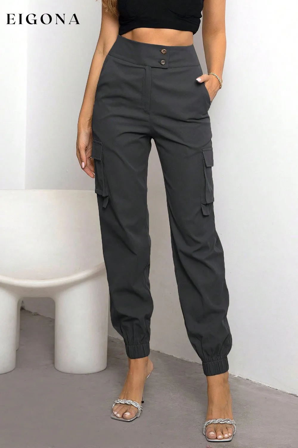 High Waist Cargo Pants