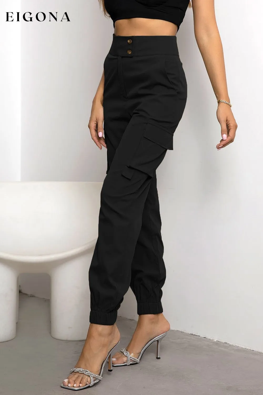 High Waist Cargo Pants
