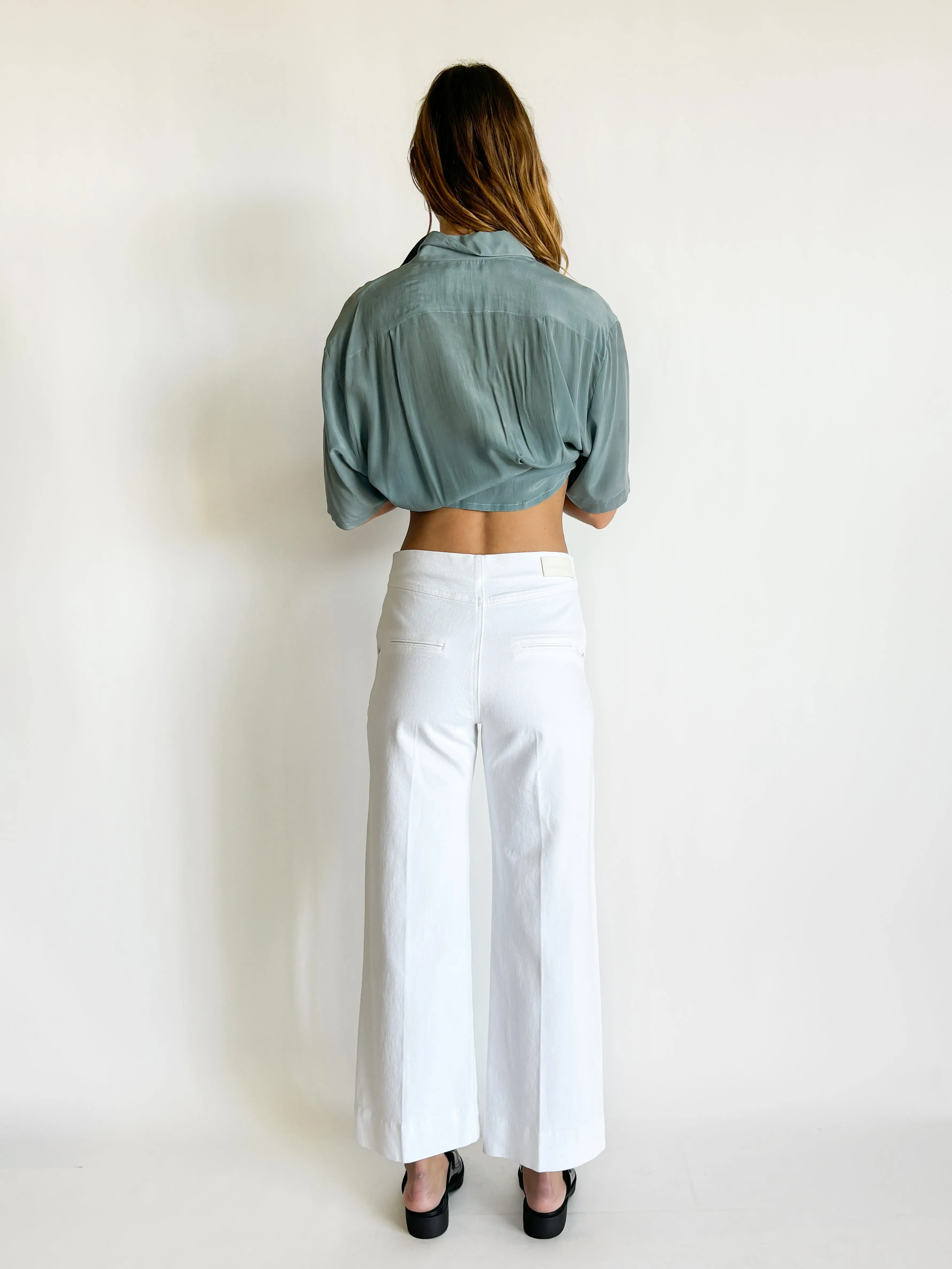 High Waist Cropped Trouser