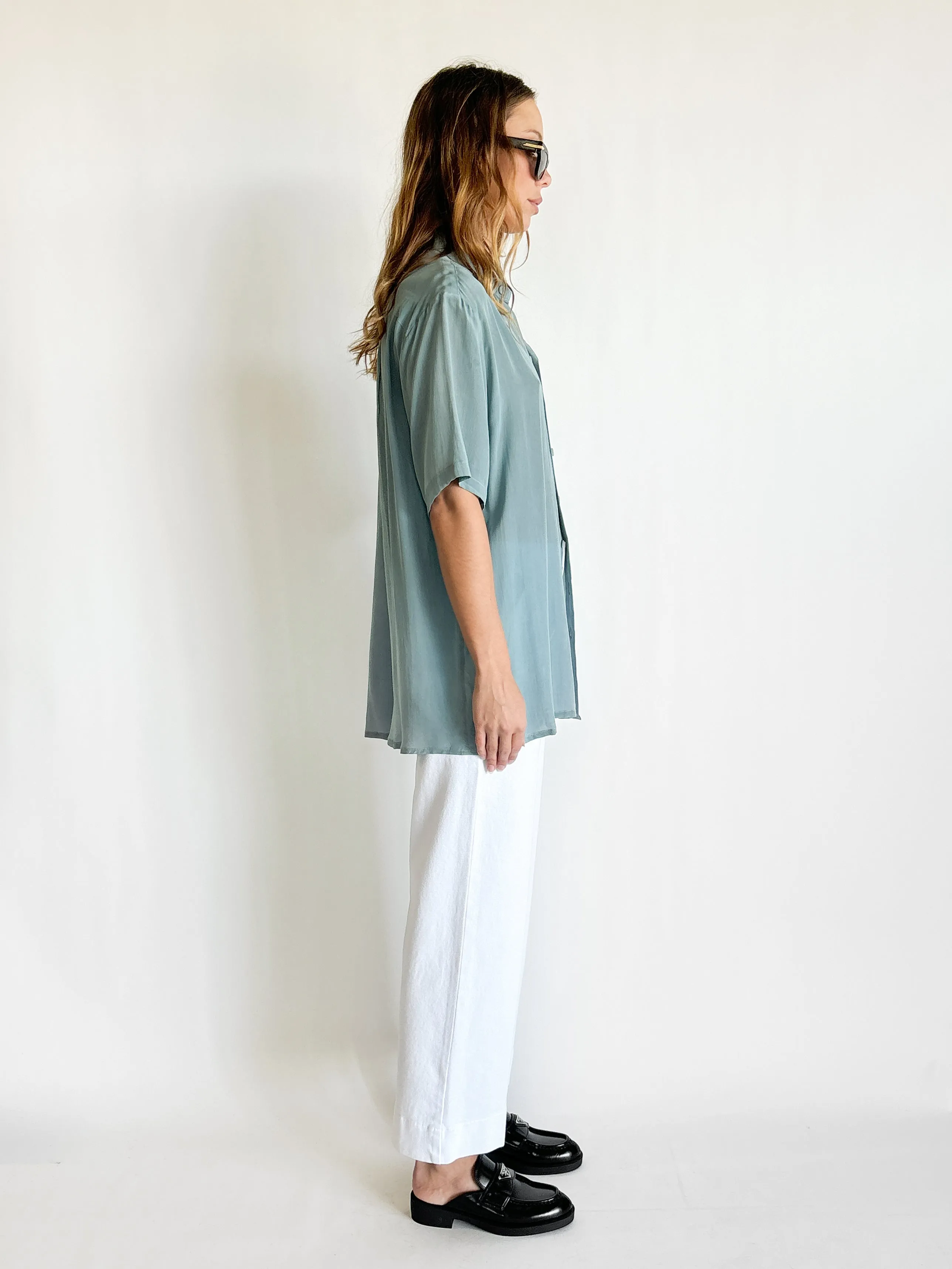 High Waist Cropped Trouser