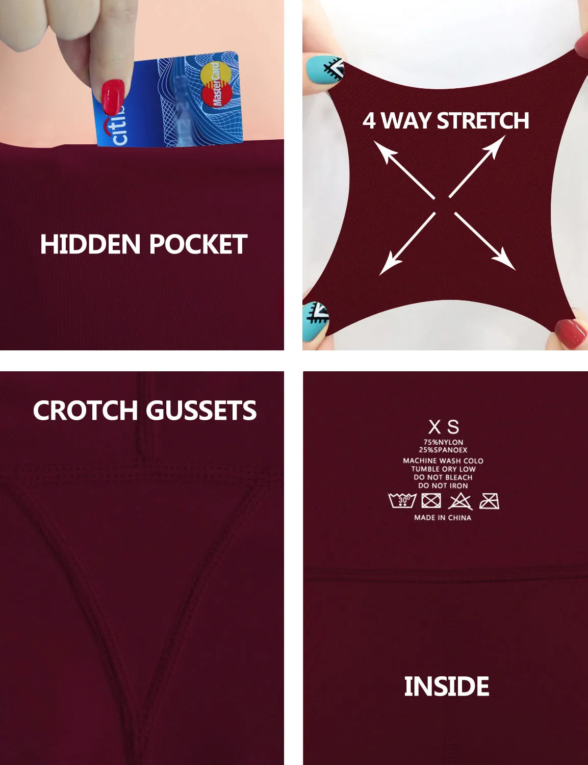 High Waist Golf Pants cherryred_Golf