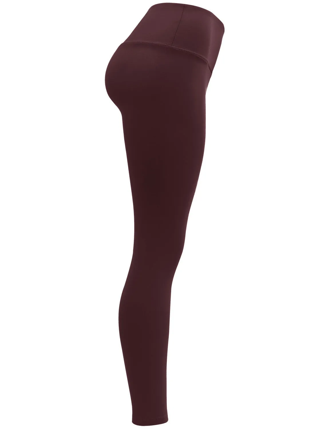 High Waist Gym Pants mahoganymaroon_Gym