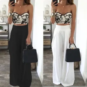 High Waist Loose Wide Leg Pants