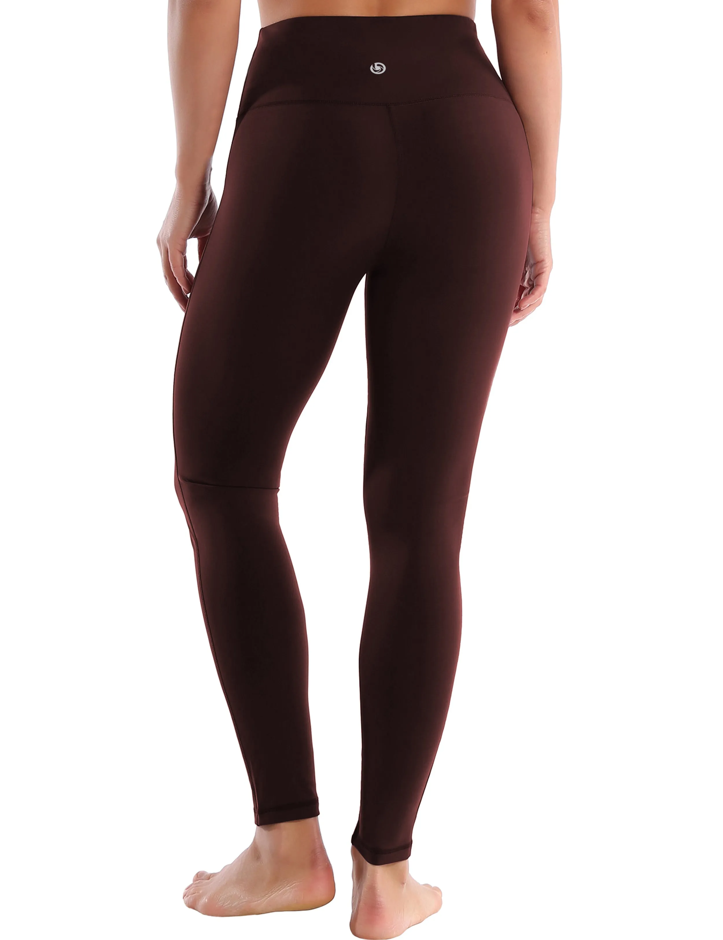 High Waist Side Line Pilates Pants mahoganymaroon_Pilates