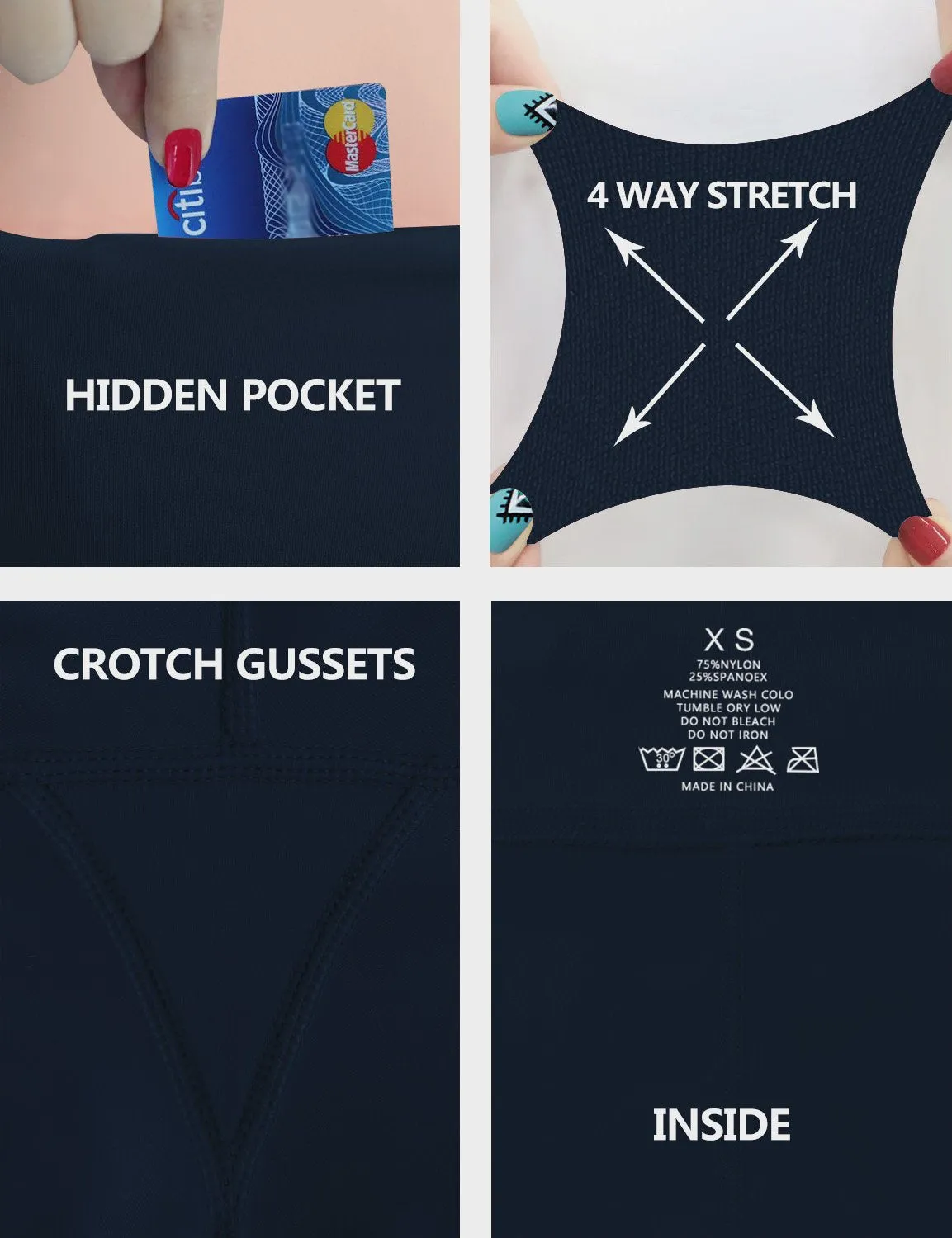 High Waist Yoga Pants darknavy ins_yoga