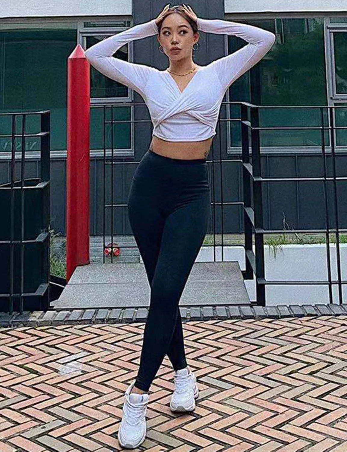High Waist Yoga Pants darknavy ins_yoga