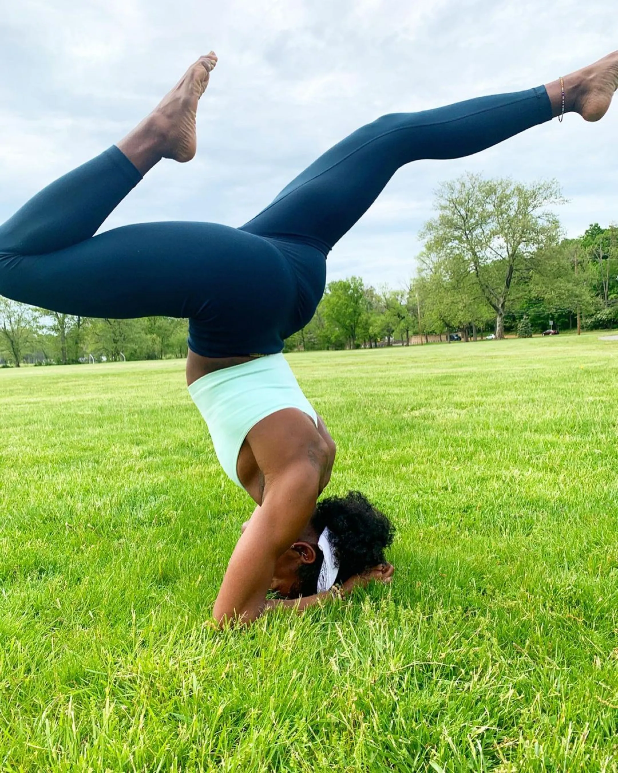 High Waist Yoga Pants darknavy ins_yoga