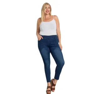 High Waisted Solid Jeggings