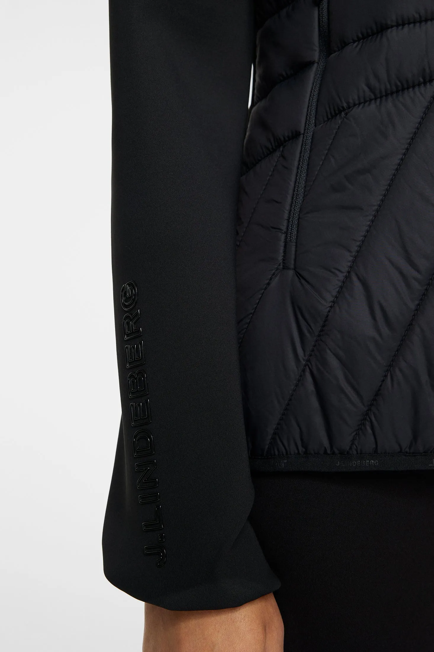 Holma Quilt Hybrid Jacket / Black