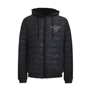 HOTEP EYES PADDED HOODIE JACKET Men's Padded Hooded Jacket