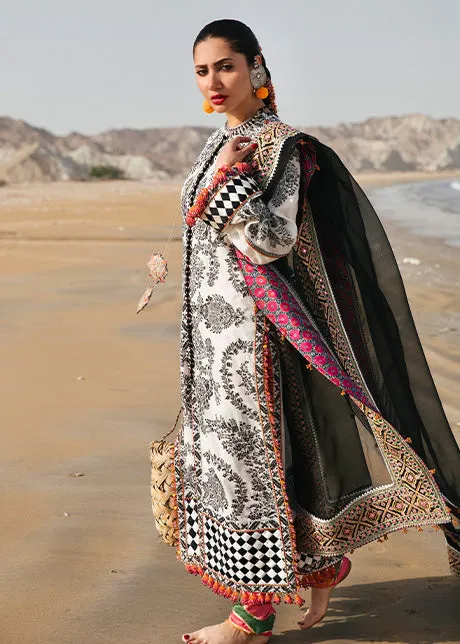 Hussain Rehar Rahgoli Luxury Lawn Collection 2022 – Zerbar