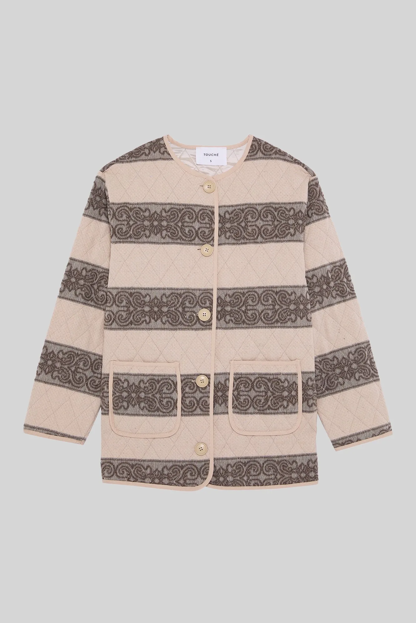 JACQUARD QUILTED JACKET