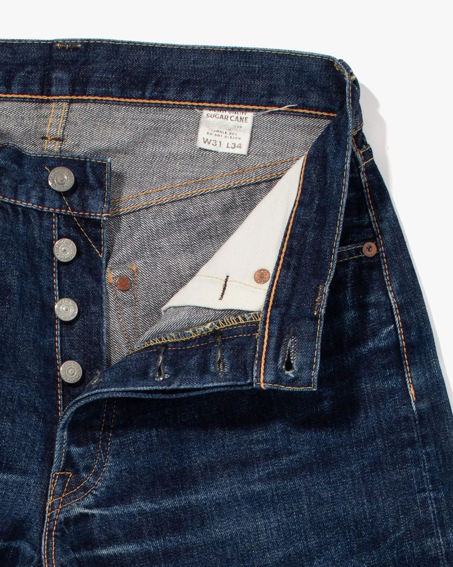 Japanese Repro Selvedge Denim Jeans, Sugar Cane & Co - 31