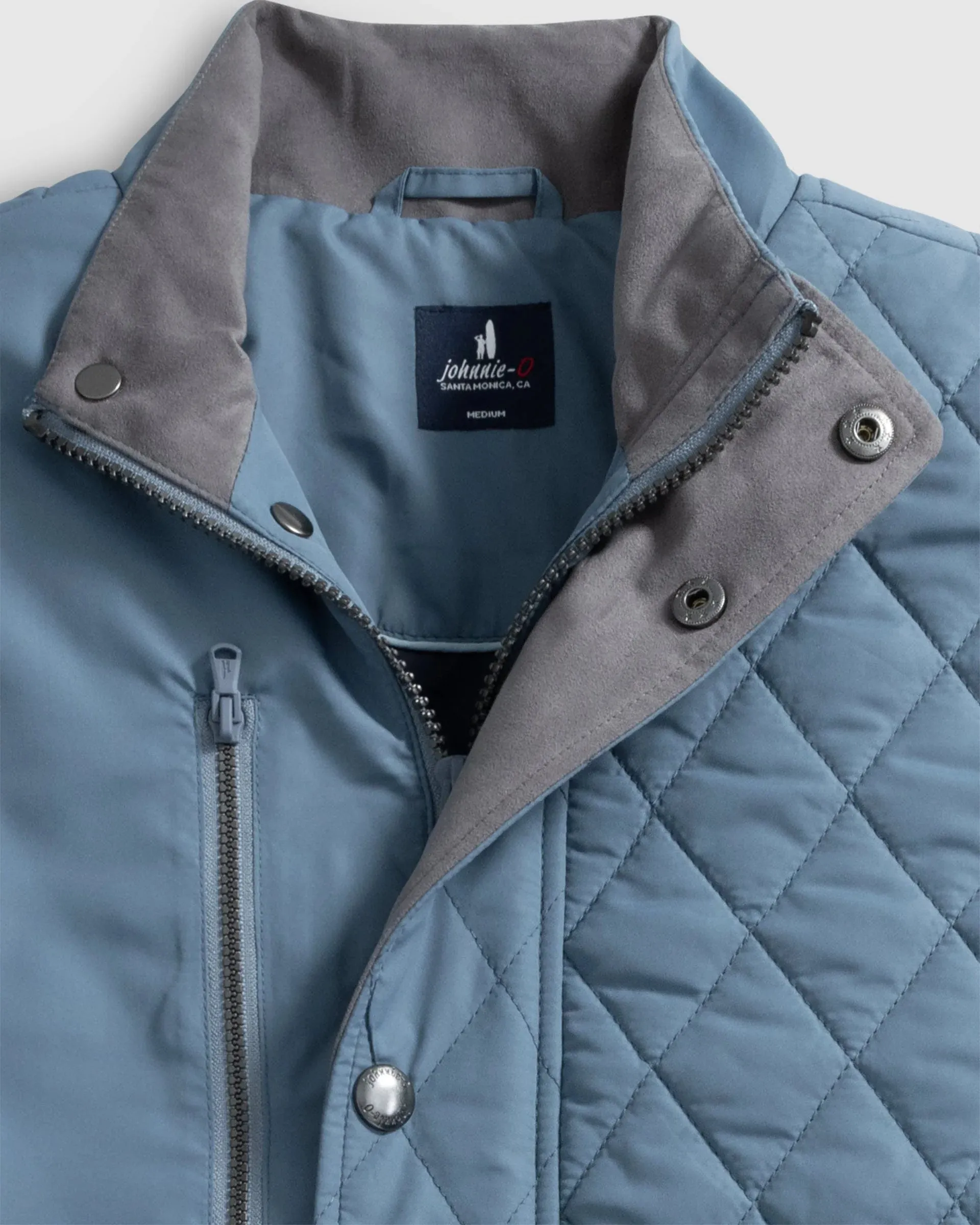 Johnnie O Juno Quilted Snap Jacket