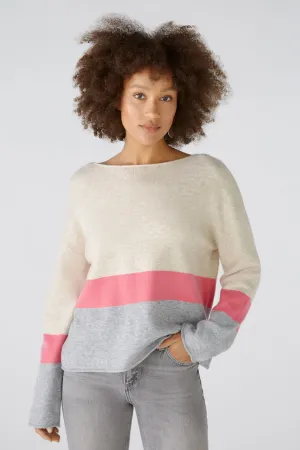 Jumper in Grey Camel