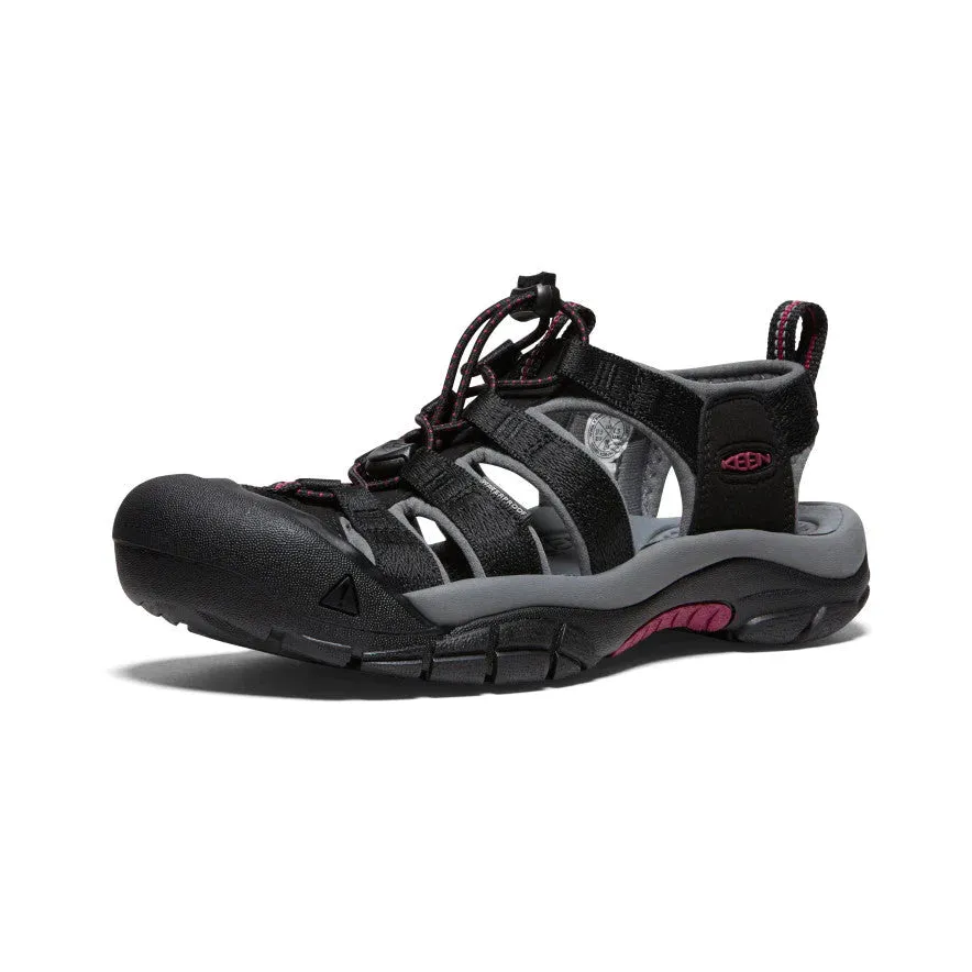 Keen Women's Newport H2 Black/Raspberry Wine