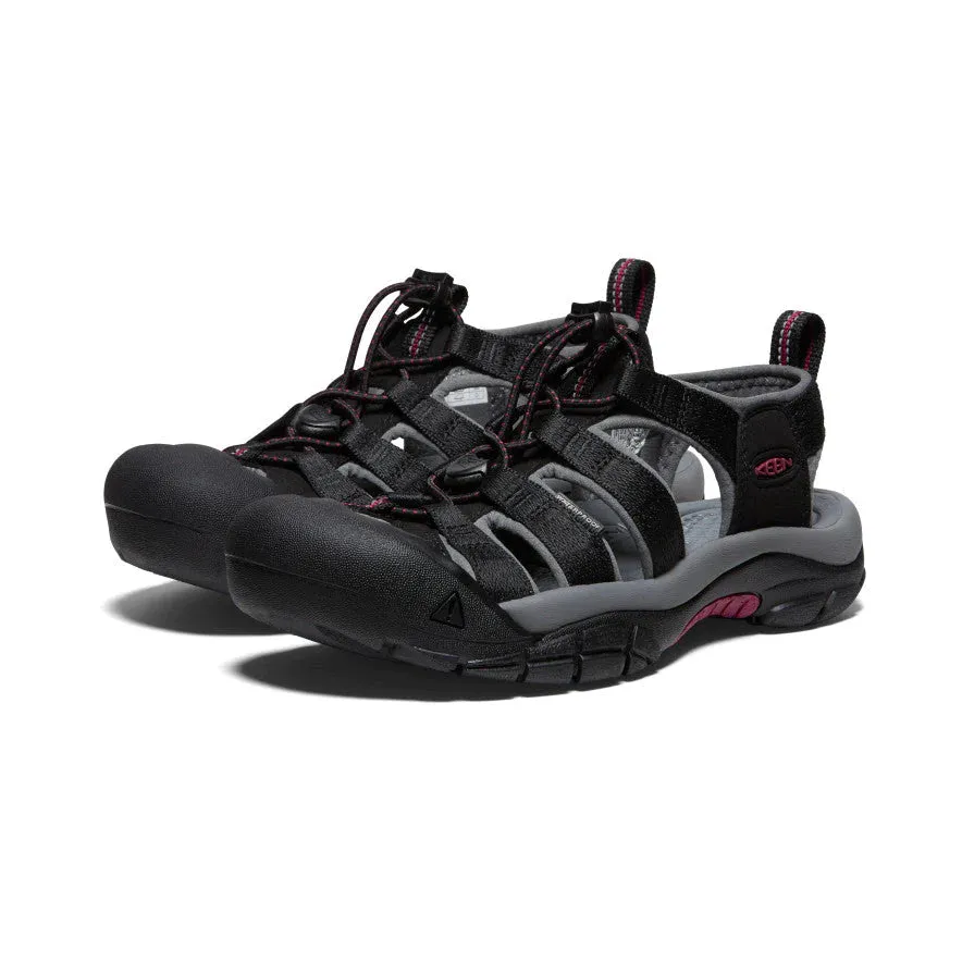 Keen Women's Newport H2 Black/Raspberry Wine