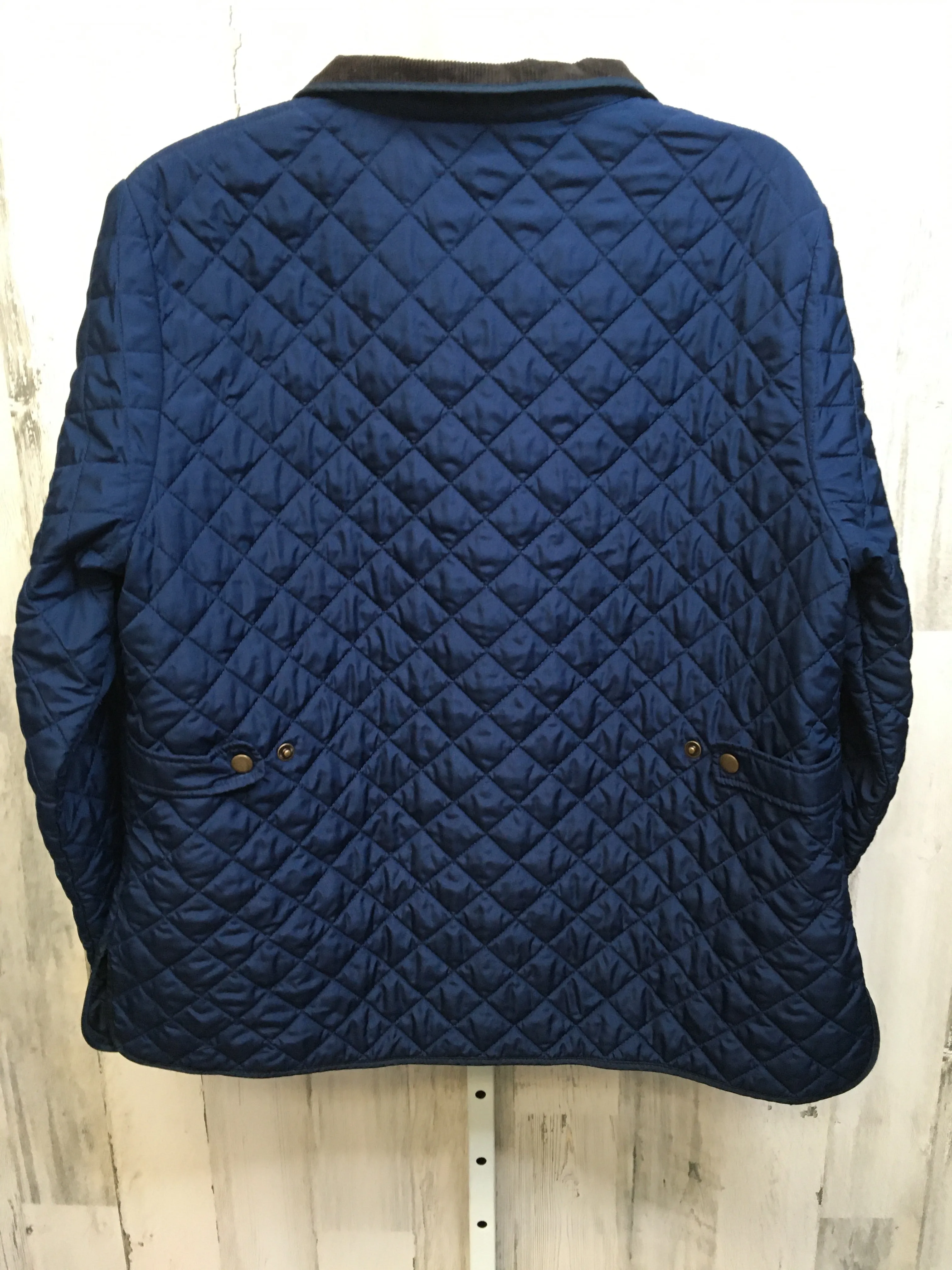 Lands End Size Large Blue Jacket/Outerwear