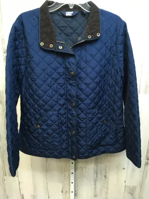 Lands End Size Large Blue Jacket/Outerwear