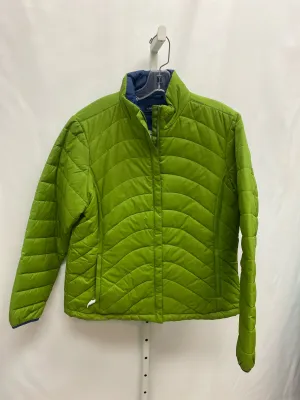 Lands End Size Large Green Apple Jacket/Outerwear