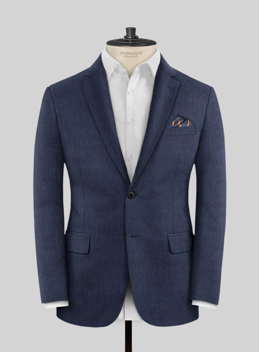 Lanificio Zegna Traveller Denim Blue Wool Jacket