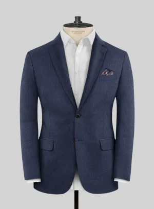 Lanificio Zegna Traveller Denim Blue Wool Jacket