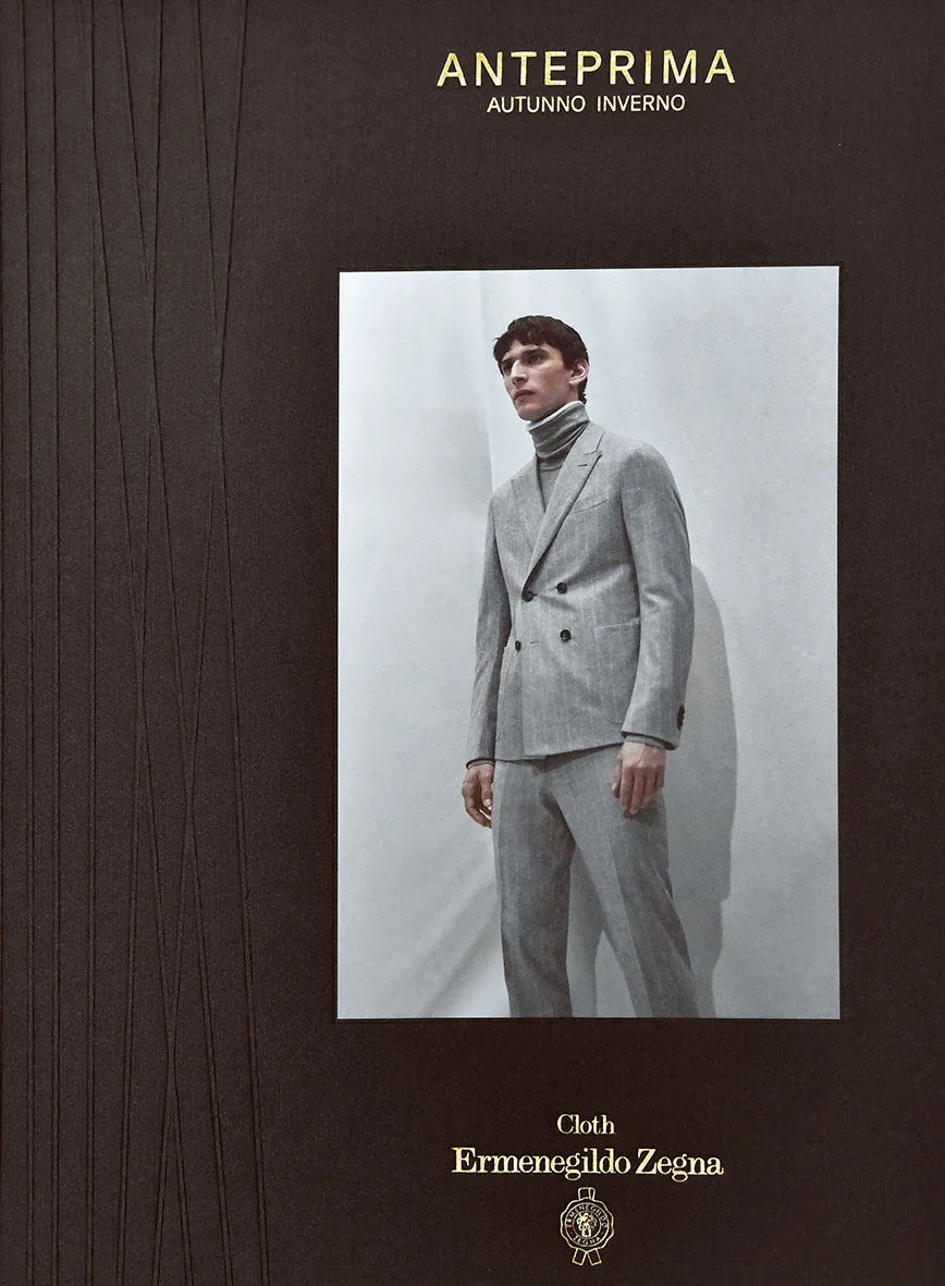 Lanificio Zegna Trofeo Blue Houndstooth Cashmere Jacket