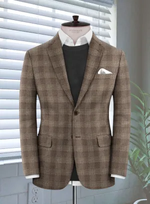 Lanificio Zegna Trofeo Brown Checks Cashmere Jacket