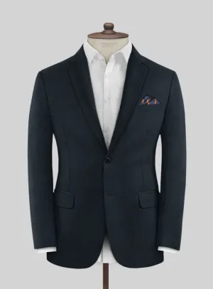 Lanificio Zegna Trofeo Dexi Dark Blue Stripe Wool Jacket