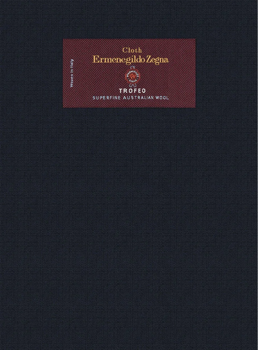 Lanificio Zegna Trofeo Jolge Blue Checks Wool Jacket