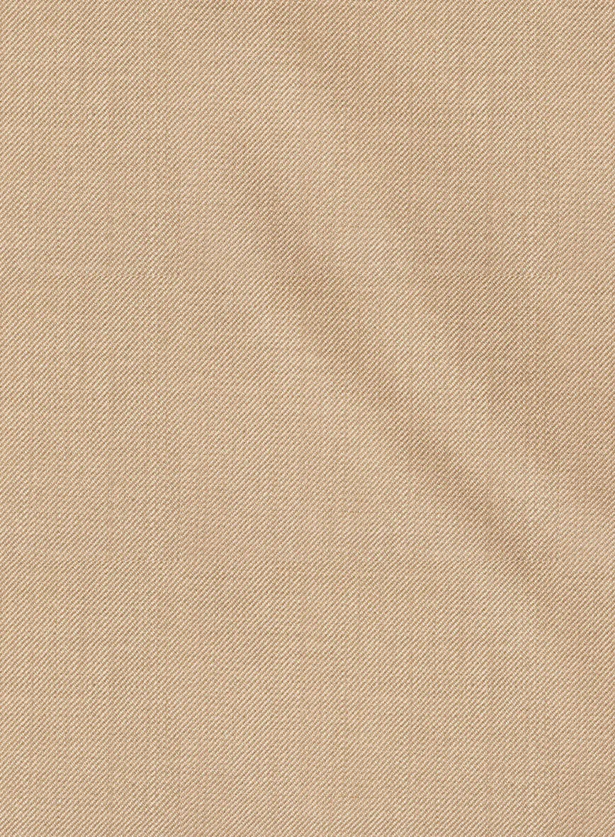 Lanificio Zegna Trofeo Mocha Beige Wool Jacket