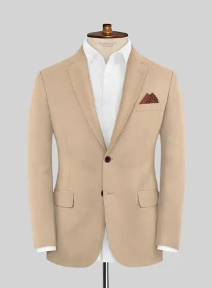 Lanificio Zegna Trofeo Mocha Beige Wool Jacket
