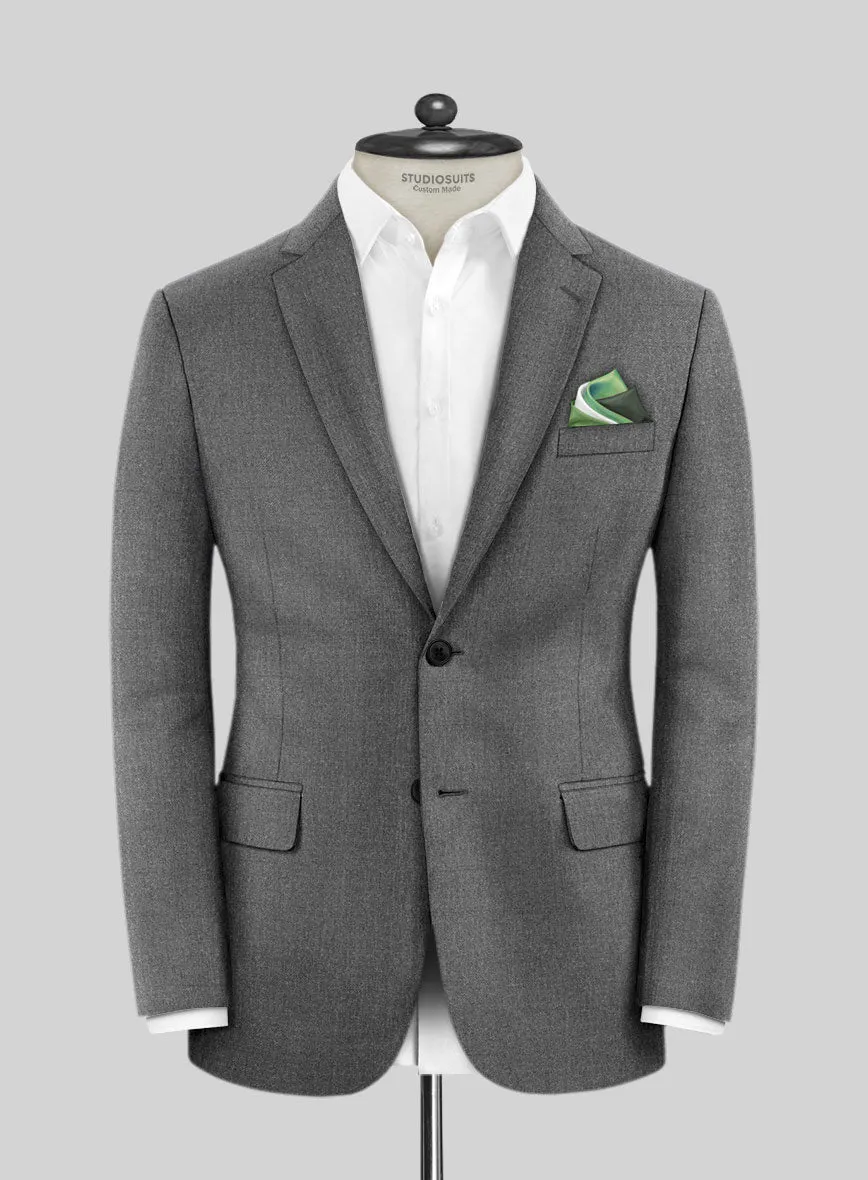 Lanificio Zegna Trofeo Slate Gray Wool Jacket