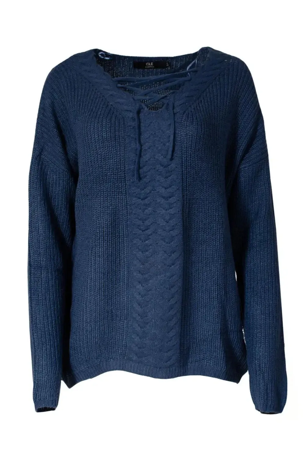 Lattice V Neck Jumper