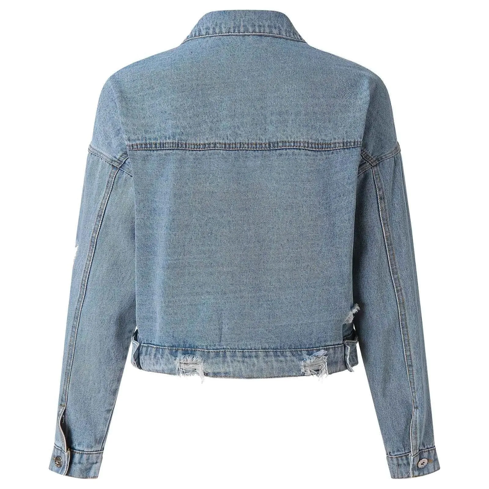 Leopard Print Patchwork Jean Jacket