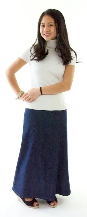 Long Corneado Skirt / Junior