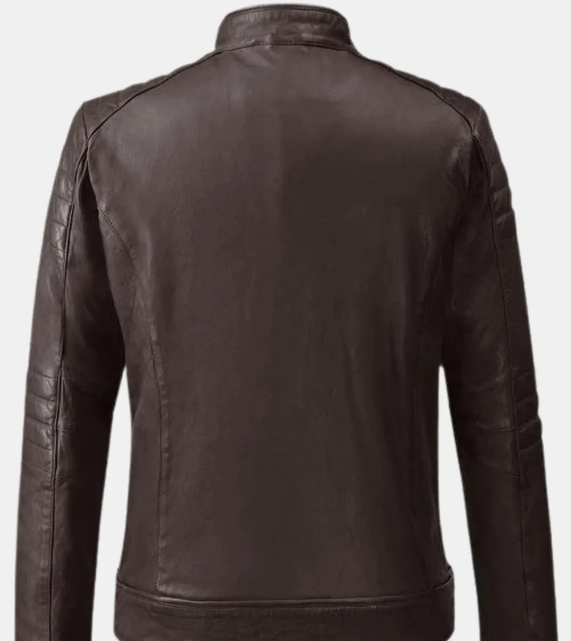 Lorenzo Men's Brown Quilted Leather Jacket