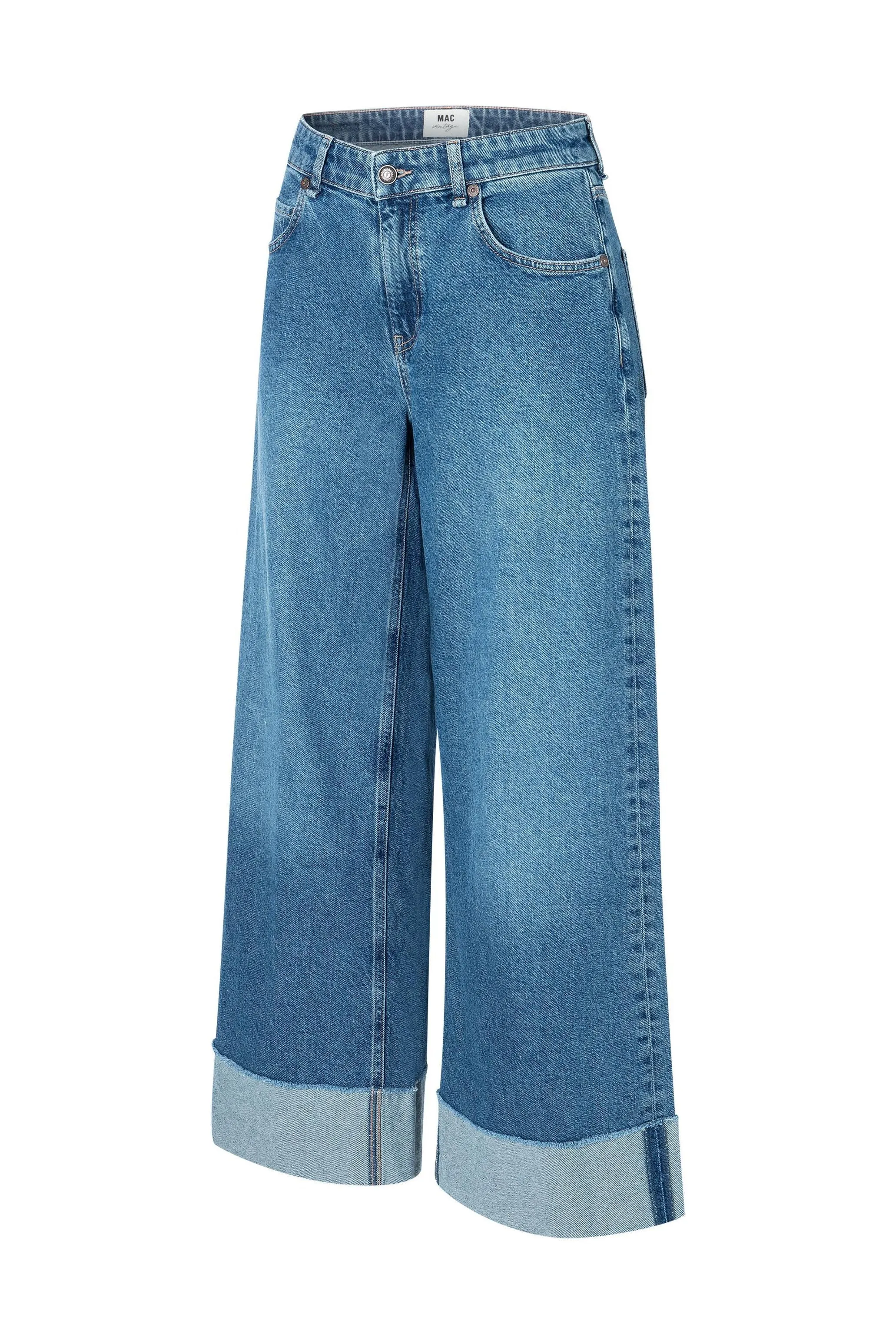 Mac Jeans Nevada Super Wide 2805-90-0291L  | D617 Night Sky Used