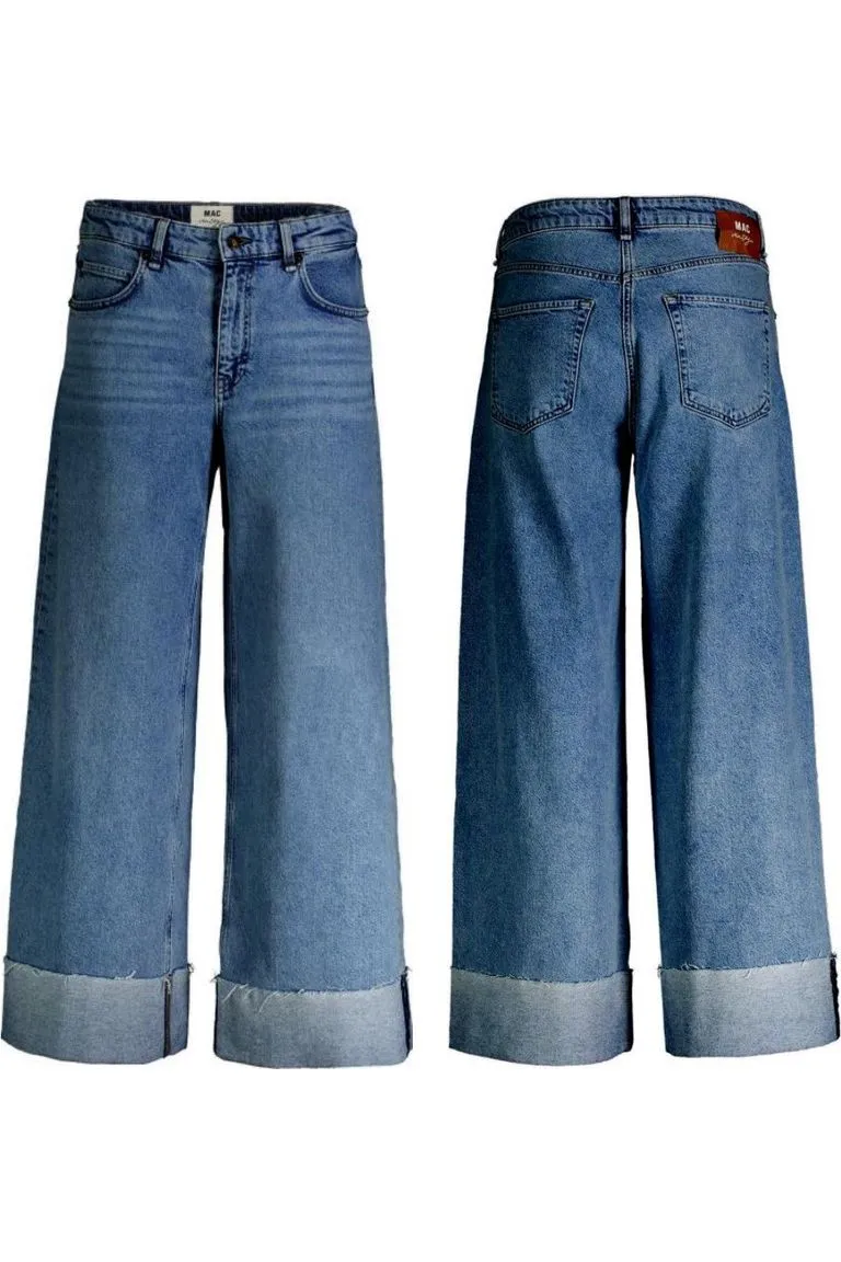 Mac Jeans Nevada Super Wide 2805-90-0291L  | D617 Night Sky Used