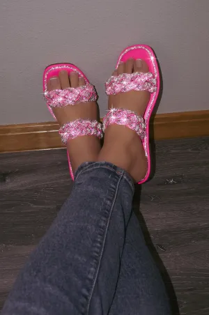 Maddy - Double Embellished Strap Sandals