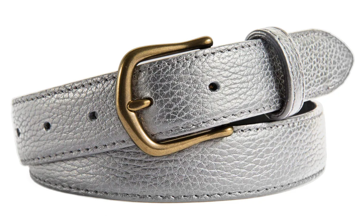 Madison Belt, (1.25") Antiqued Brass Buckle