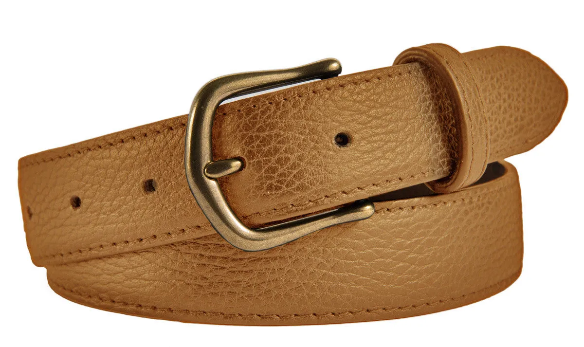 Madison Belt, (1.25") Antiqued Brass Buckle