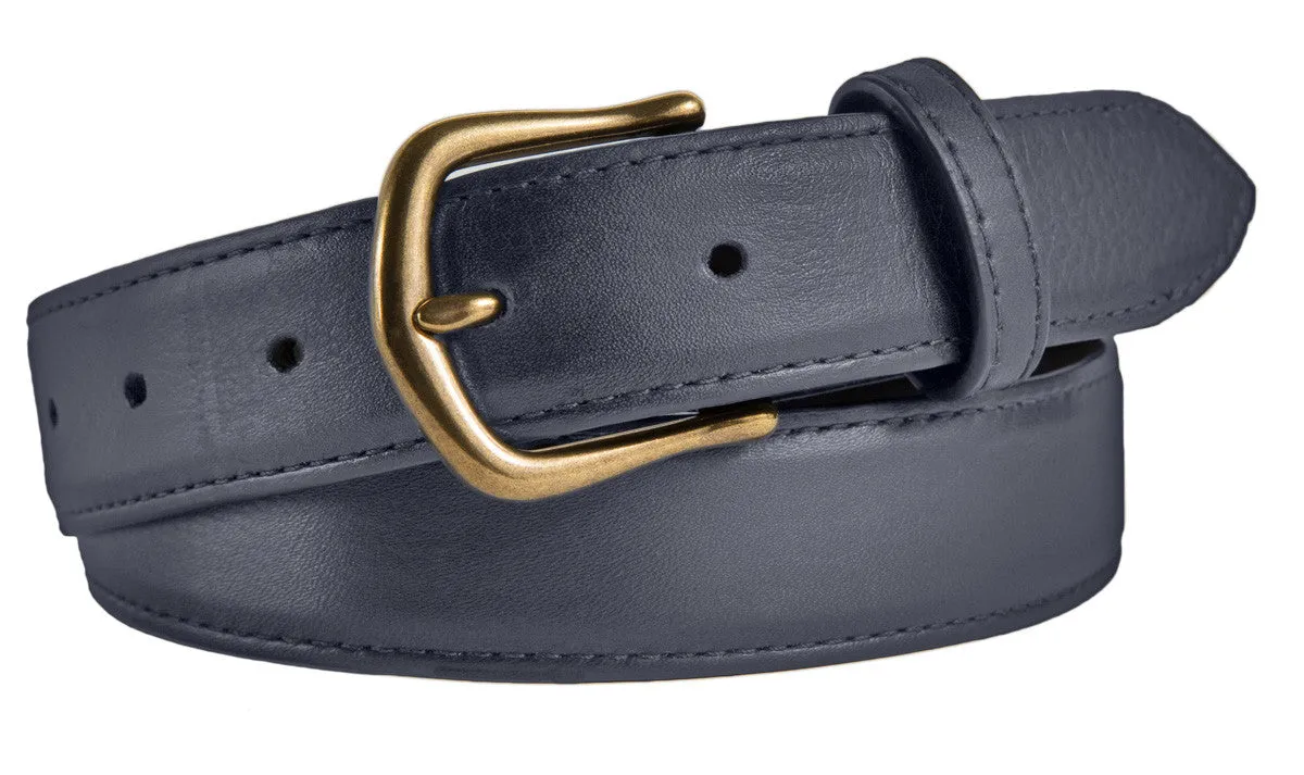 Madison Belt, (1.25") Antiqued Brass Buckle