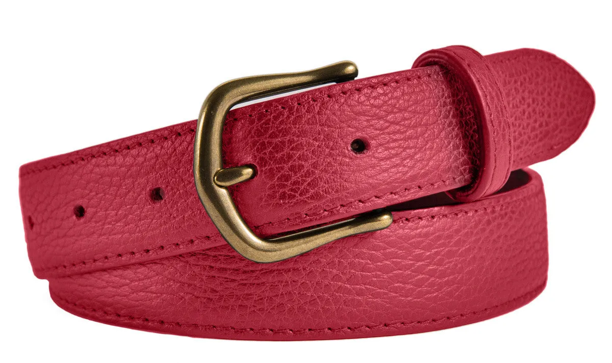 Madison Belt, (1.25") Antiqued Brass Buckle