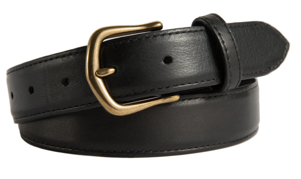 Madison Belt, (1.25") Antiqued Brass Buckle