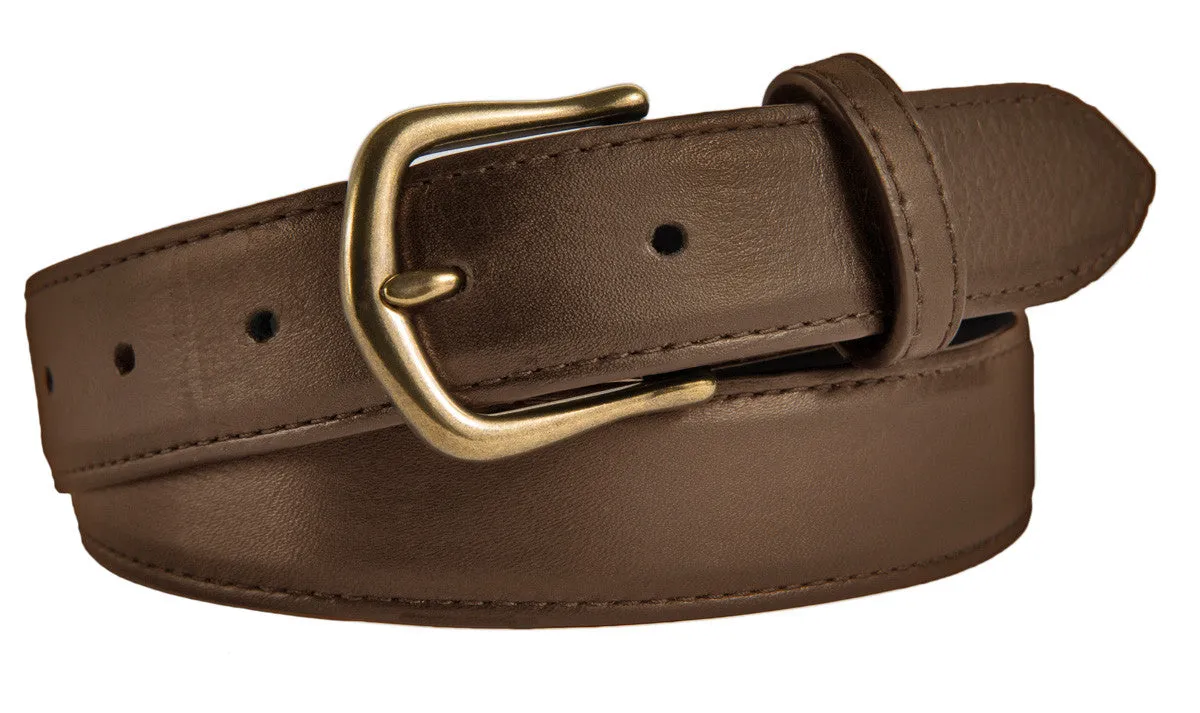 Madison Belt, (1.25") Antiqued Brass Buckle
