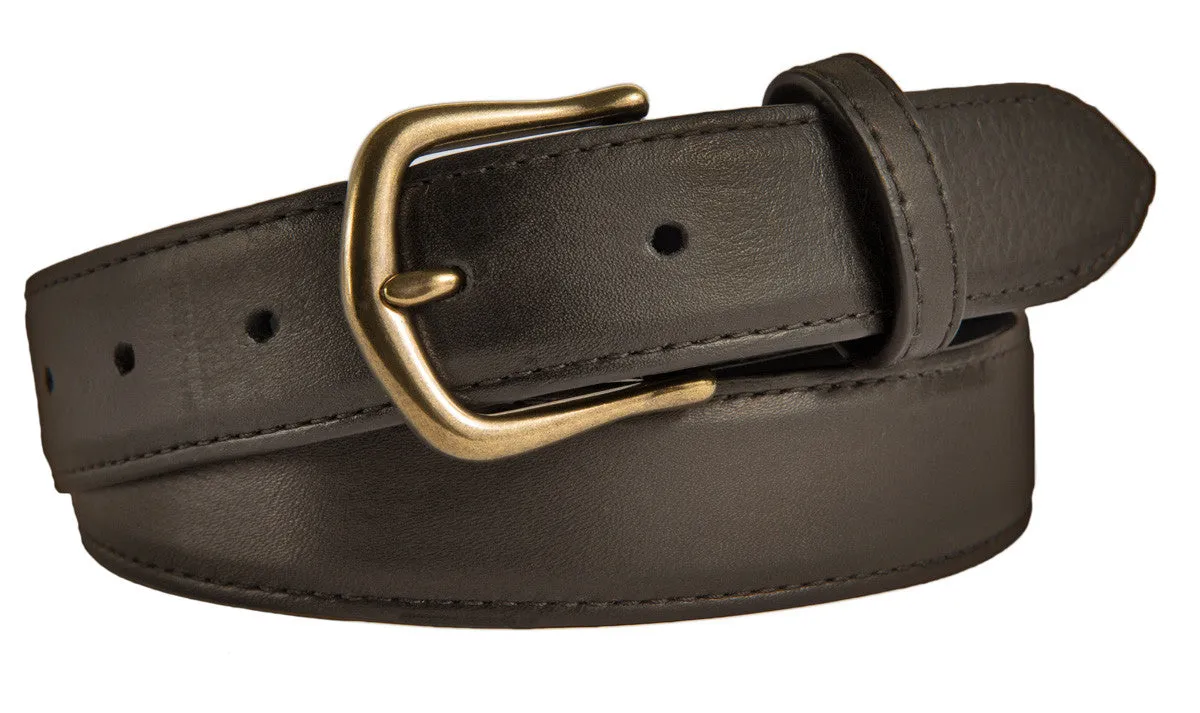 Madison Belt, (1.25") Antiqued Brass Buckle