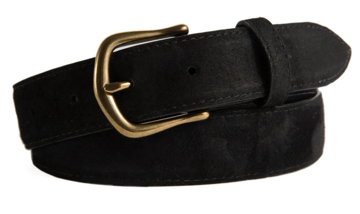 Madison Belt, (1.25") Antiqued Brass Buckle