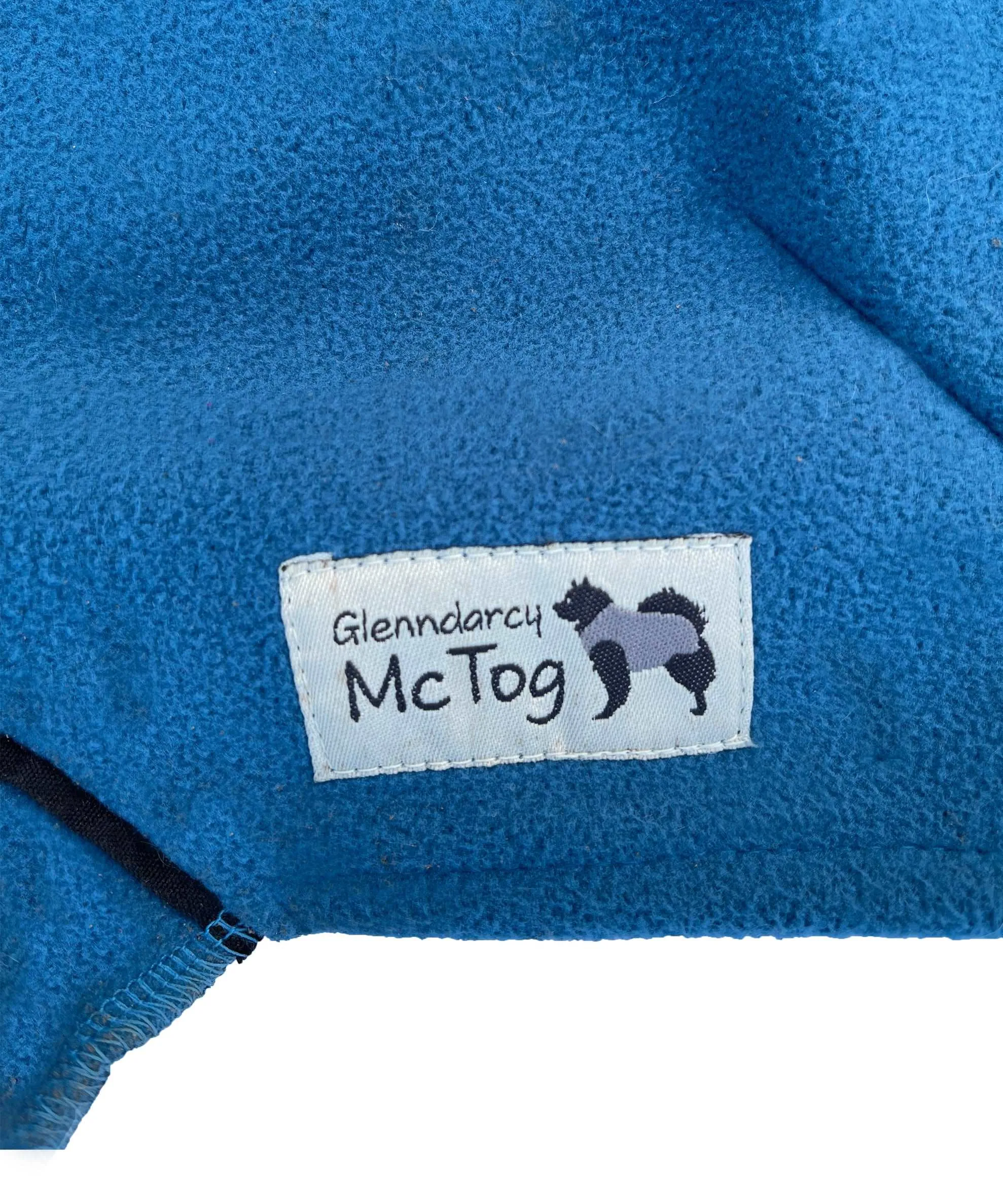 Malibu Blue - Double layer Waterproof Microfleece McTog Dog Jumper