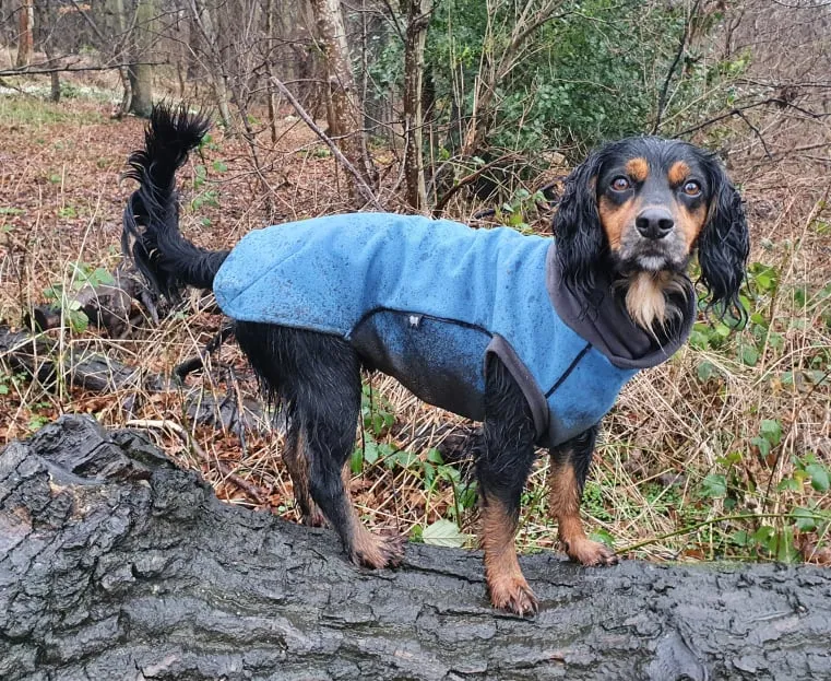 Malibu Blue - Double layer Waterproof Microfleece McTog Dog Jumper